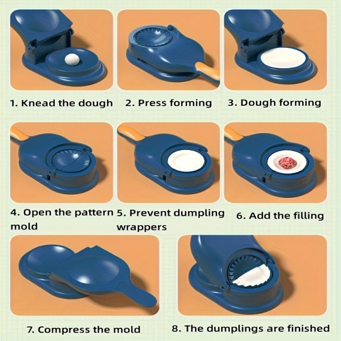 1pc Versatile Dumpling Maker - Easy DIY Dough Press for Perfect Dumplings, Tortillas & More | Kitchen Essentials