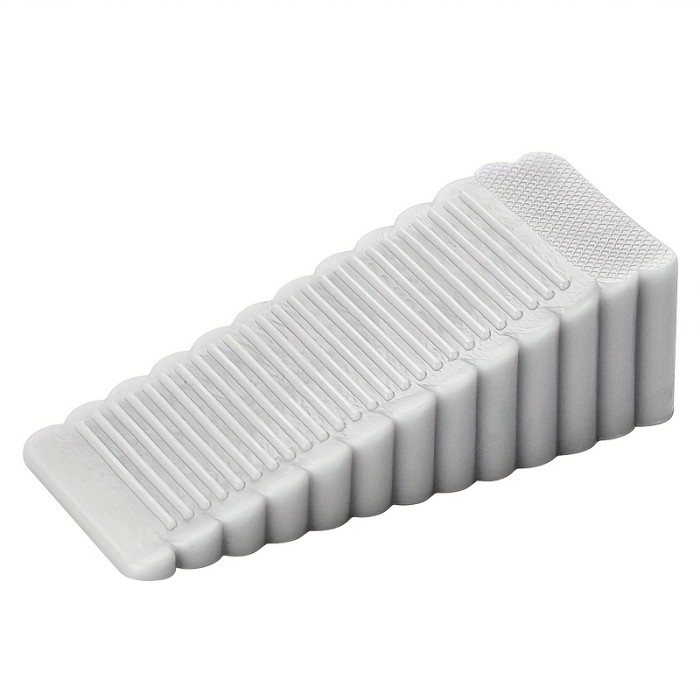 No-Drill Windproof Silicone Doorstop - Anti-Slam, Secure Grip, Sleek Polished Finish for Household Safety