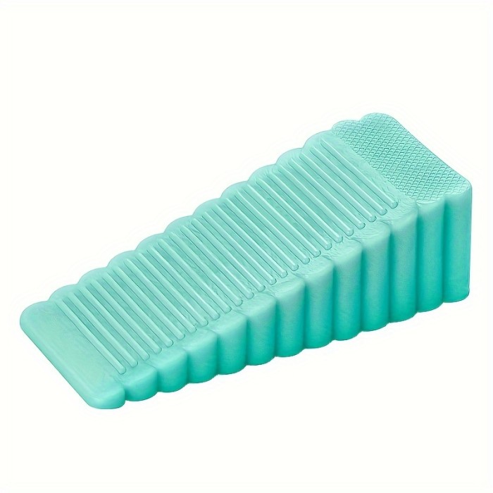 No-Drill Windproof Silicone Doorstop - Anti-Slam, Secure Grip, Sleek Polished Finish for Household Safety