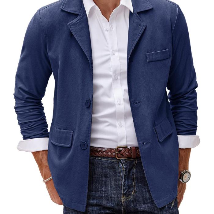 Men's Linen Jackets Cotton Casual Suits Blazer Lightweight Sports Coats