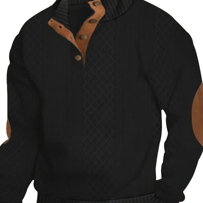Men's Half Zipper Stand Collar Sweatshirt For Men Sweatshirts For Winter Fall Long Sleeve Tops