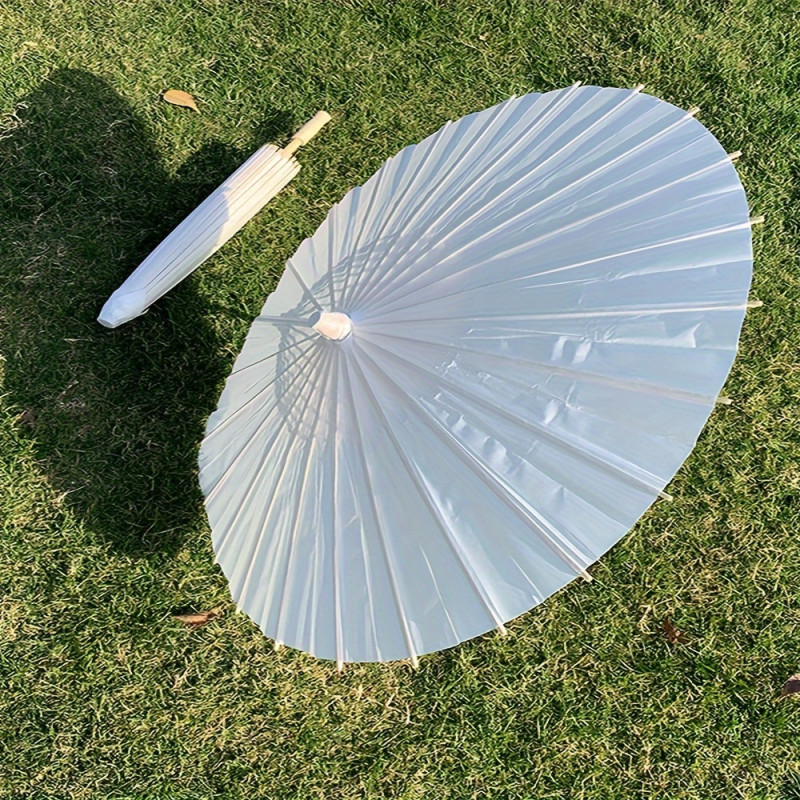 1pc, DIY Painting White Paper Umbrella Bride Shower Wedding Decoration Photo Prop Creative Gifts Birthday Gifts