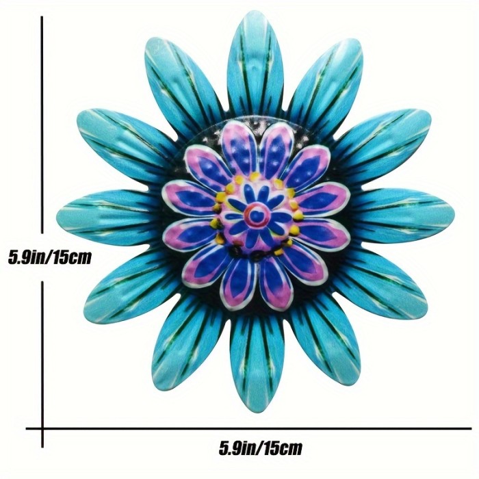 1pc\u002F4pcs Metal Flower Craft Decorations, Home Decoration, Garden Craft Gift Decoration, Courtyard Decoration, Bedroom And Living Room Decoration, Party Decoration, Wedding Decoration, Wall Decoration