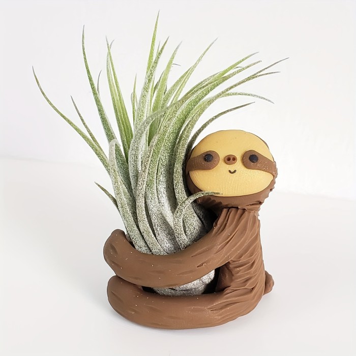 1pc Creative Valentine's Day Gift, Small Air Plant Stand, Valentine's Day Tree, Small Air Flower Pot For Desk Decoration, A Gift To Give Her