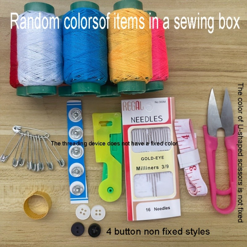 45pcs Sewing Box Set Large Household Sewing Repair Tool Storage Portable Sewing Sewing Sewing Kit