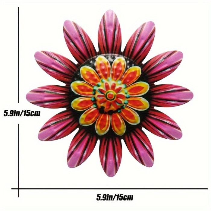 1pc\u002F4pcs Metal Flower Craft Decorations, Home Decoration, Garden Craft Gift Decoration, Courtyard Decoration, Bedroom And Living Room Decoration, Party Decoration, Wedding Decoration, Wall Decoration