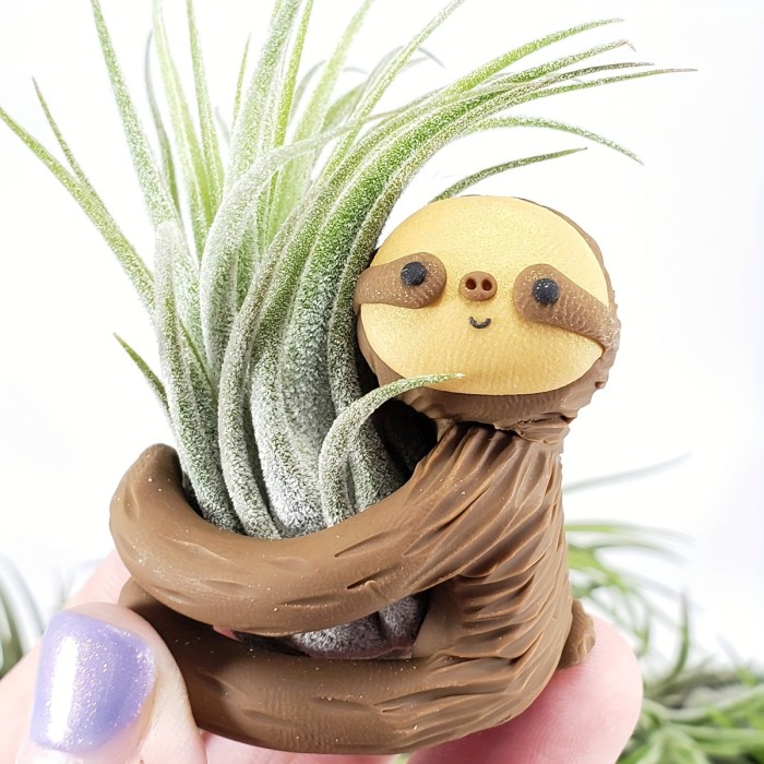 1pc Creative Valentine's Day Gift, Small Air Plant Stand, Valentine's Day Tree, Small Air Flower Pot For Desk Decoration, A Gift To Give Her