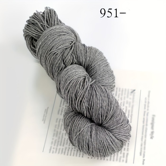 1pc Wool 90.00%, Polyester Fiber 10.00% Yarn, Hand-dyed Rainbow Yarn For Knitting Sweaters, Scarves, Hats, Gloves, Shawls, With Gradient Colors, 7.05oz