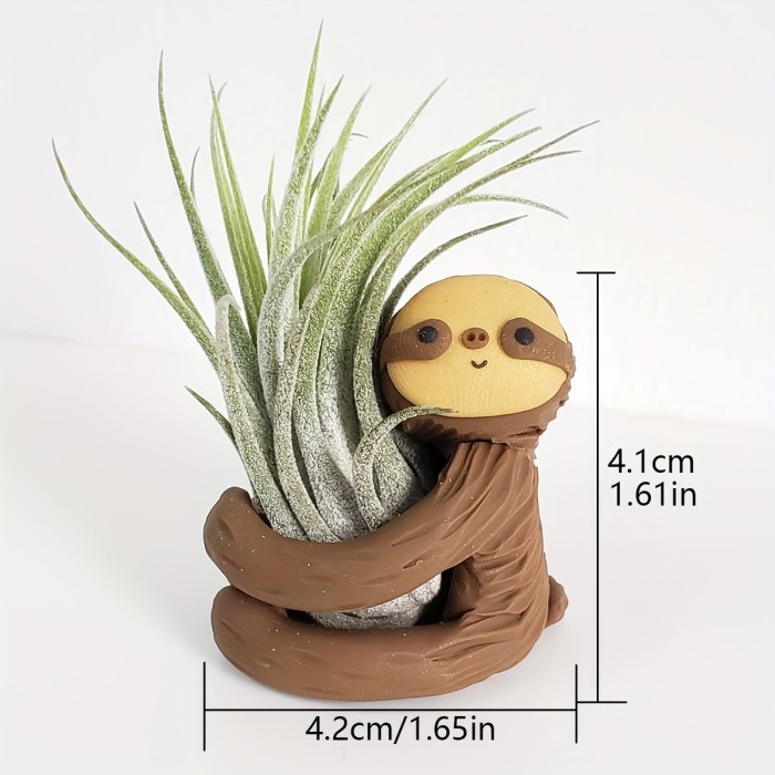 1pc Creative Valentine's Day Gift, Small Air Plant Stand, Valentine's Day Tree, Small Air Flower Pot For Desk Decoration, A Gift To Give Her