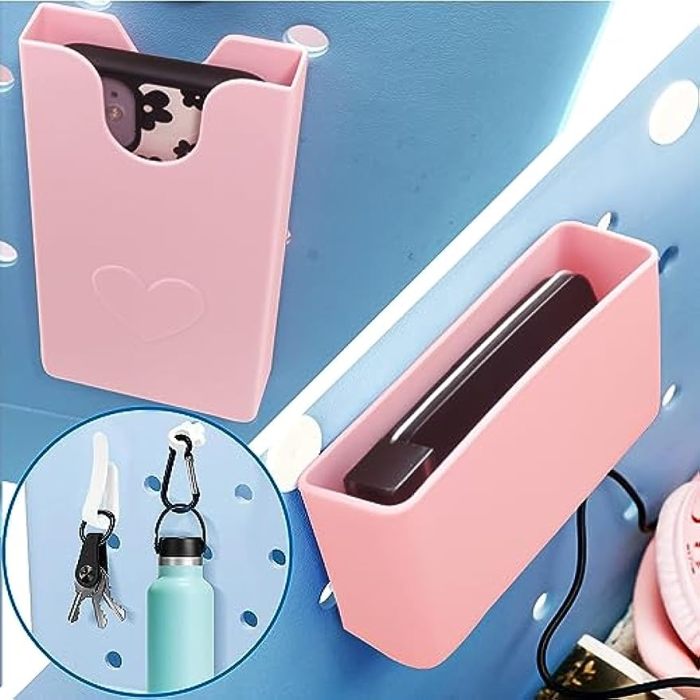 4pcs\u002Fpack, Phone Holder Insert Accessory Compatible For Bogg Bags Decor, Key Chain Holder Charms, Grocery Holders, Carabiner, Beach Bag Hooks Accessories For Bogg Bag Storage, Decorative Charm Inserts For Storage Phone Case Key Lipstick Sunglass Wallet Bogg Bag Organizer