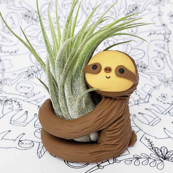 1pc Creative Valentine's Day Gift, Small Air Plant Stand, Valentine's Day Tree, Small Air Flower Pot For Desk Decoration, A Gift To Give Her