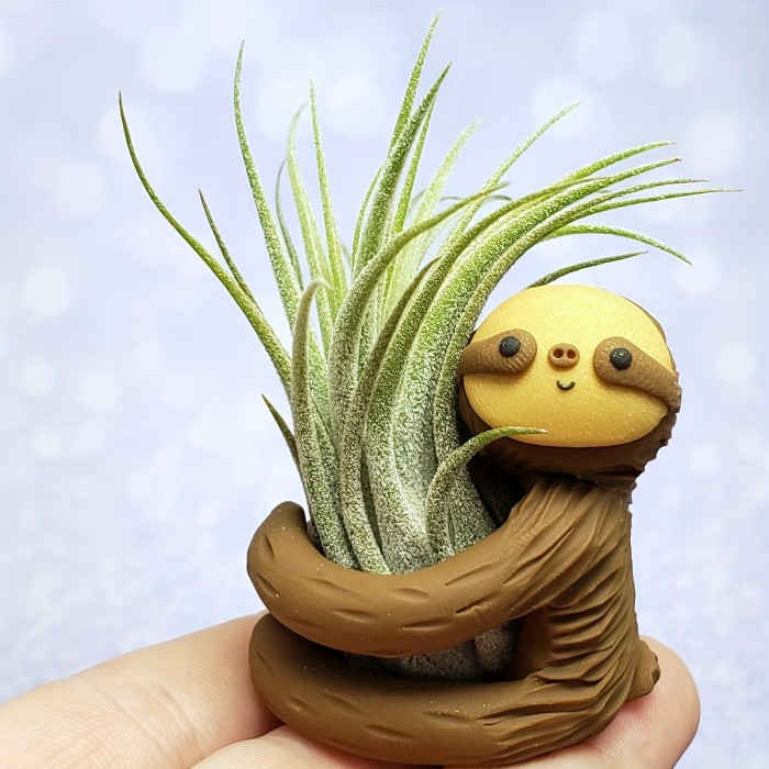 1pc Creative Valentine's Day Gift, Small Air Plant Stand, Valentine's Day Tree, Small Air Flower Pot For Desk Decoration, A Gift To Give Her