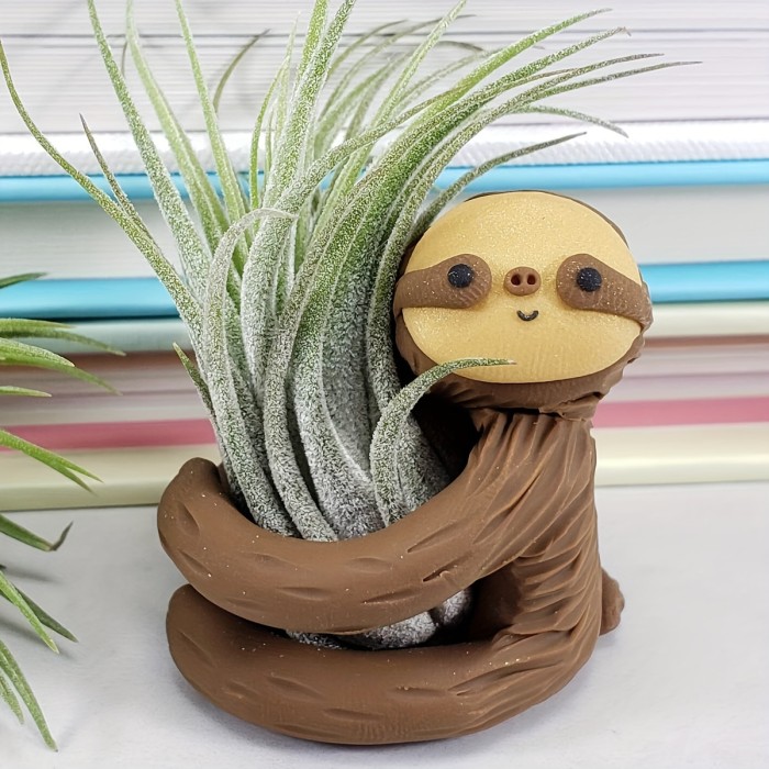 1pc Creative Valentine's Day Gift, Small Air Plant Stand, Valentine's Day Tree, Small Air Flower Pot For Desk Decoration, A Gift To Give Her