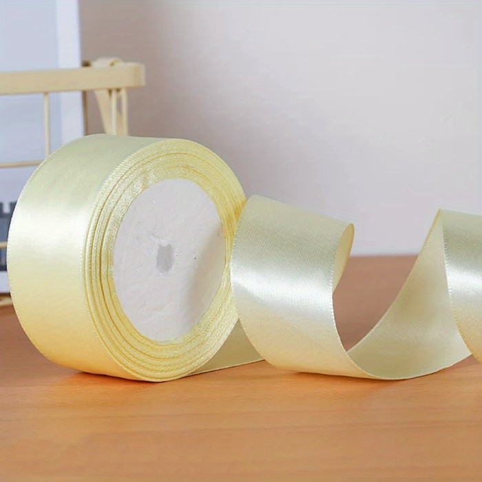 25 Yards Long\u002F1.57 Inch Ribbon, Weaving Ribbon Hook Hat Weaving, Wedding Cake Gift Packaging DIY 1Roll