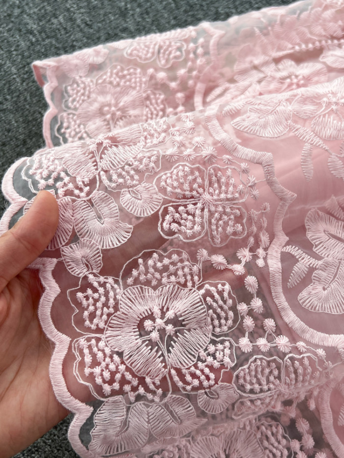 Small Fragrance Style Lace Set Two Piece Suit Lace Hook Flower Shirt Tops Midi Skirt Women's Outfits