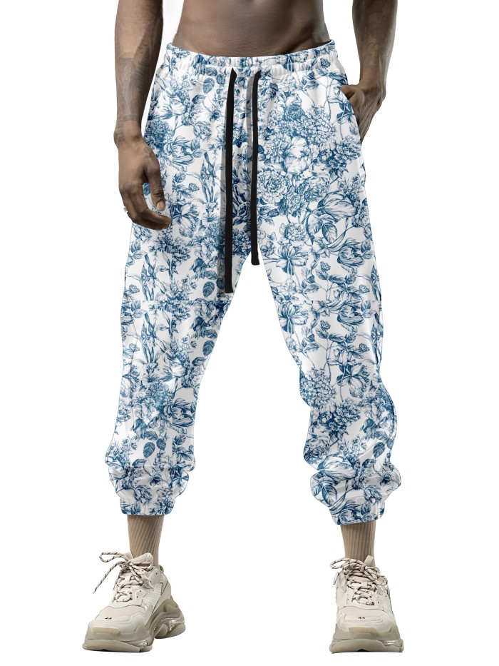 3D Digital Pants Authentic Casual Pants Classic Cargo Pants Men's Waist Men's Fashion Trend Pants Casual Sweatpants for Polyester Jogging Bottoms Paisley Beach Pants Fit Tapered Pocket Slim Pants Summer Loose Pants Twill Regular Pants Outdoor Pants