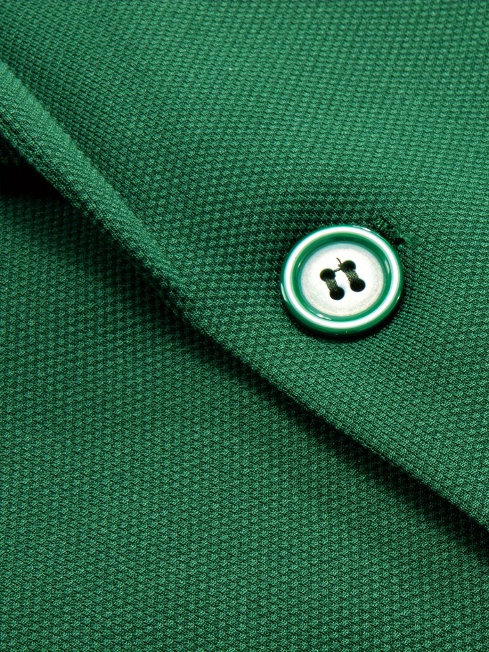 Formal Green Waffle Fabric Satin Clean Men's Suit With Pockets, Two Button Lapel Suit Jacket, Suitable For Business Banquets And Partie Gift Prom