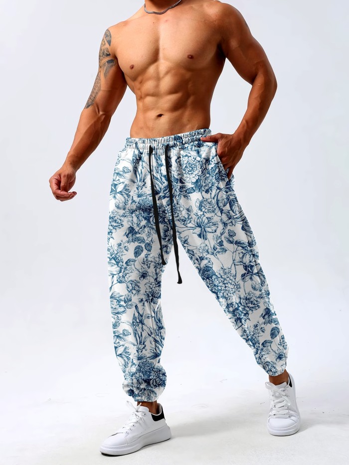 3D Digital Pants Authentic Casual Pants Classic Cargo Pants Men's Waist Men's Fashion Trend Pants Casual Sweatpants for Polyester Jogging Bottoms Paisley Beach Pants Fit Tapered Pocket Slim Pants Summer Loose Pants Twill Regular Pants Outdoor Pants