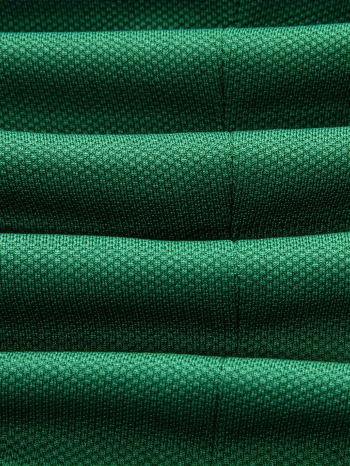 Formal Green Waffle Fabric Satin Clean Men's Suit With Pockets, Two Button Lapel Suit Jacket, Suitable For Business Banquets And Partie Gift Prom