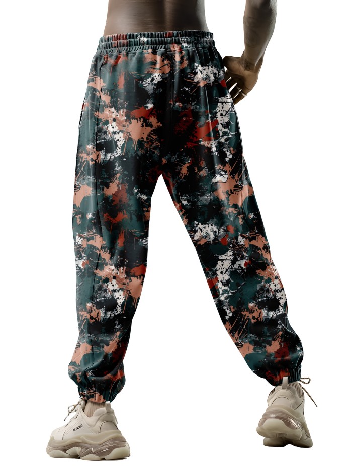3D Digital Pants Authentic Casual Pants Classic Cargo Pants Men's Waist Men's Fashion Trend Pants Casual Sweatpants for Polyester Jogging Bottoms Paisley Beach Pants Fit Tapered Pocket Slim Pants Summer Loose Pants Twill Regular Pants Outdoor Pants