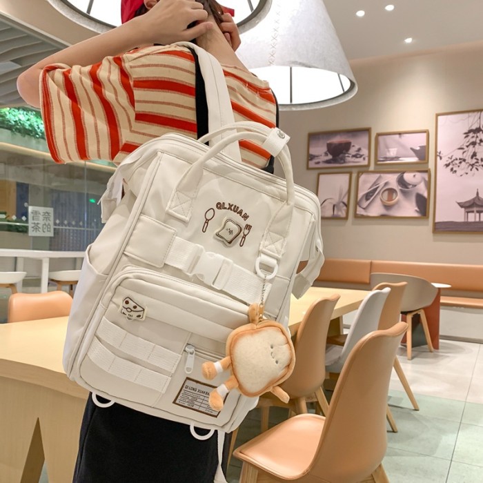 Fashion Japanese College Student Schoolbag Large Capacity Junior High School Backpack