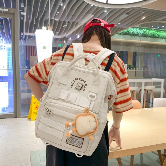 Fashion Japanese College Student Schoolbag Large Capacity Junior High School Backpack