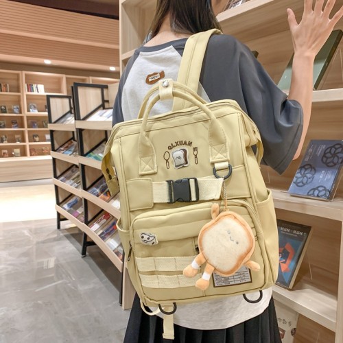Fashion Japanese College Student Schoolbag Large Capacity Junior High School Backpack