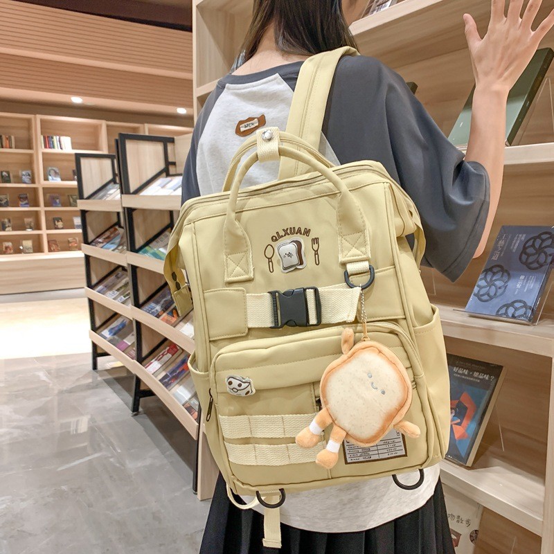 Fashion Japanese College Student Schoolbag Large Capacity Junior High School Backpack