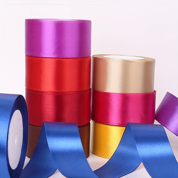New 25 Yards Long\u002F1.57 Inch Ribbon, Weaving Ribbon. Hook Hat Weaving, Wedding Cake Gift Packaging DIY 1Roll