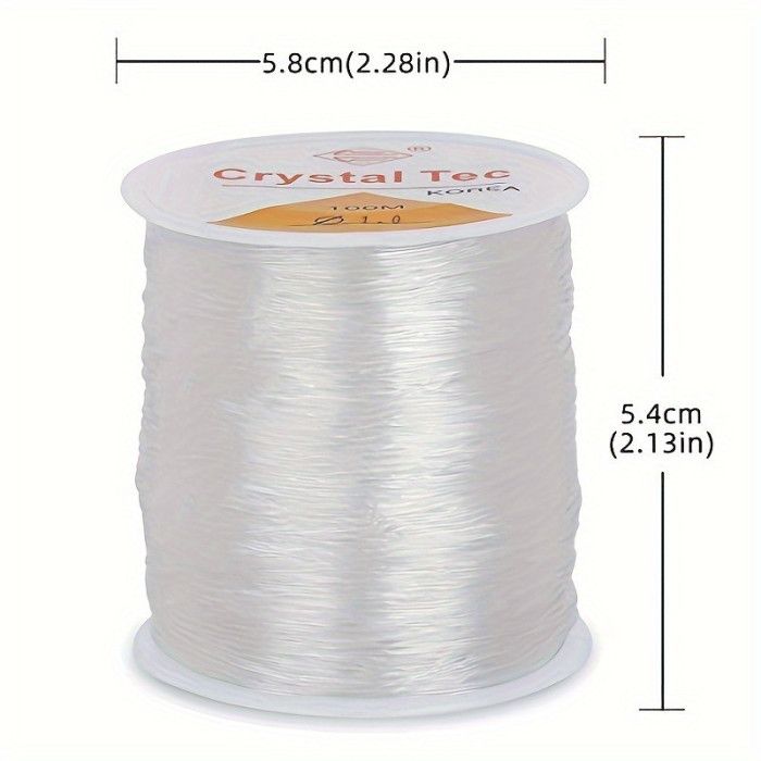 1mm Elastic String Cord Stretch Beading Bracelet Necklace Diy Jewelry Making Handmade Craft Supplies