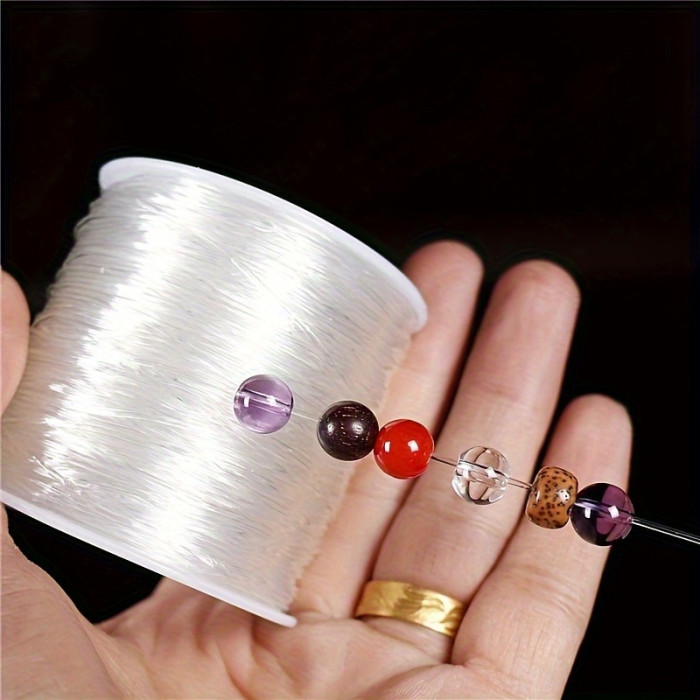 1mm Elastic String Cord Stretch Beading Bracelet Necklace Diy Jewelry Making Handmade Craft Supplies