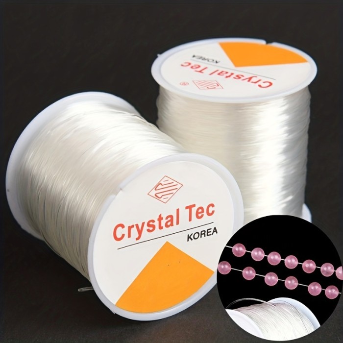 1mm Elastic String Cord Stretch Beading Bracelet Necklace Diy Jewelry Making Handmade Craft Supplies