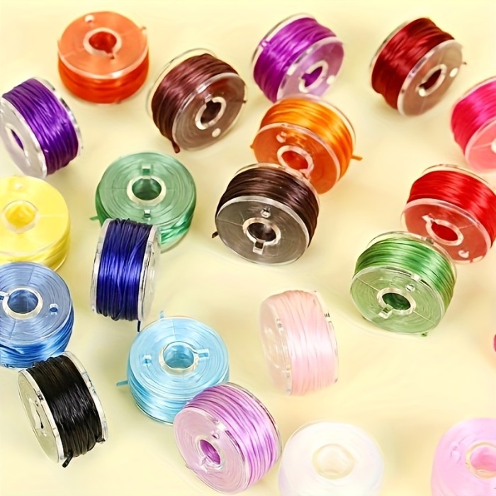 25 Colors Elastic Cord Stretch Thread Beading Wire, 0.8mm String For Bracelets, Necklaces Jewelry Making, Clay Beads Crafting With Transparent Storage Box