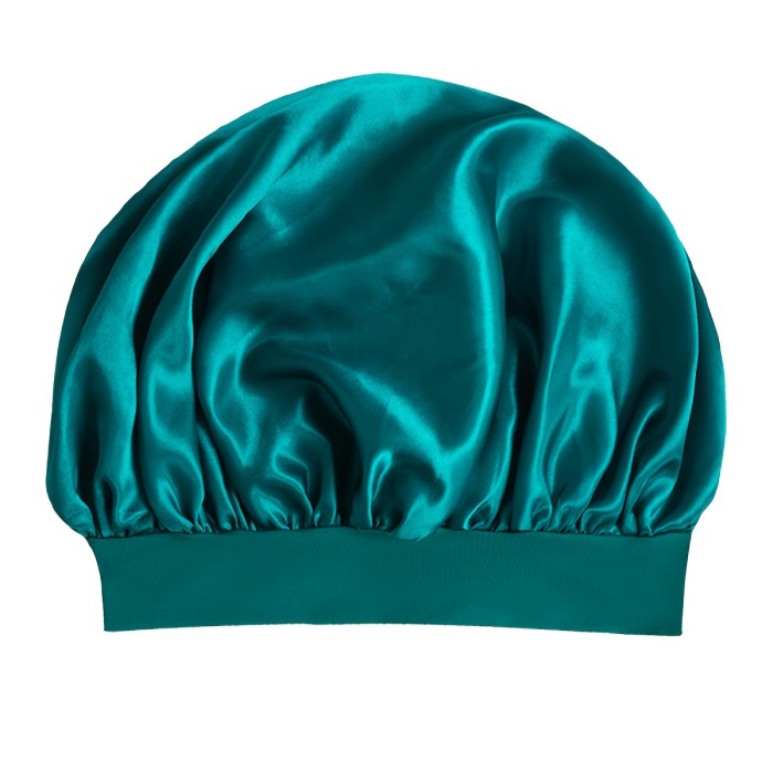 Sleeping Bonnet Outside Silk Stain Adjustable Straps Hair Bonnet With Tie Band Bonnets For Women Natural Curly Hair