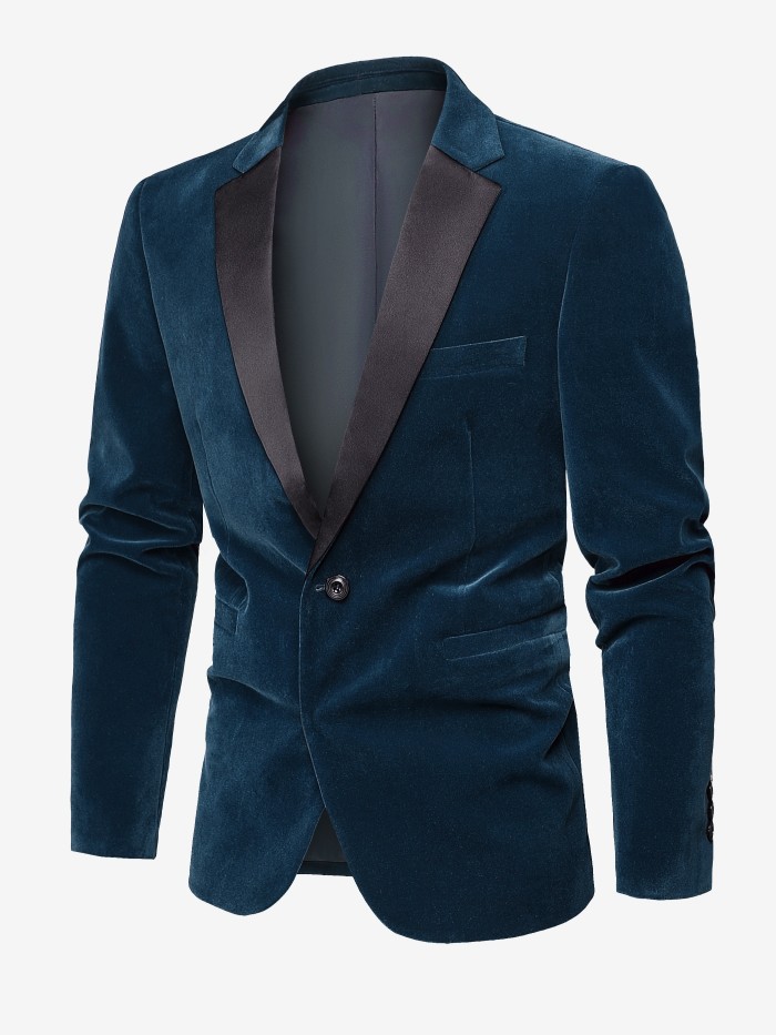 Red Velvet Elegant Suit, Casual Style, Gentleman's Fashion Business Suit