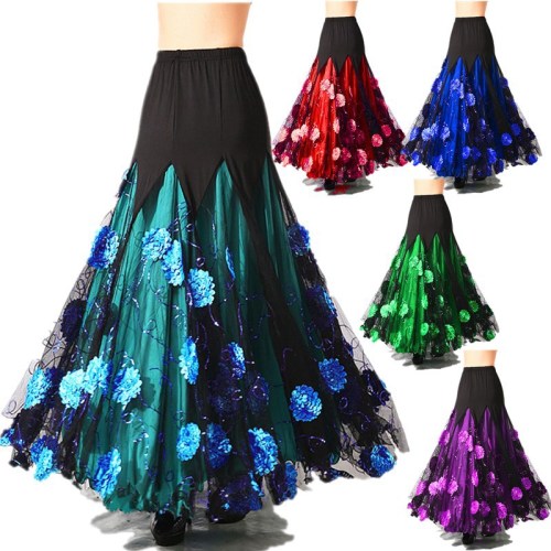 Fashion Bohemian Style Modern Dance Dress Party Casual Swing  Skirts
