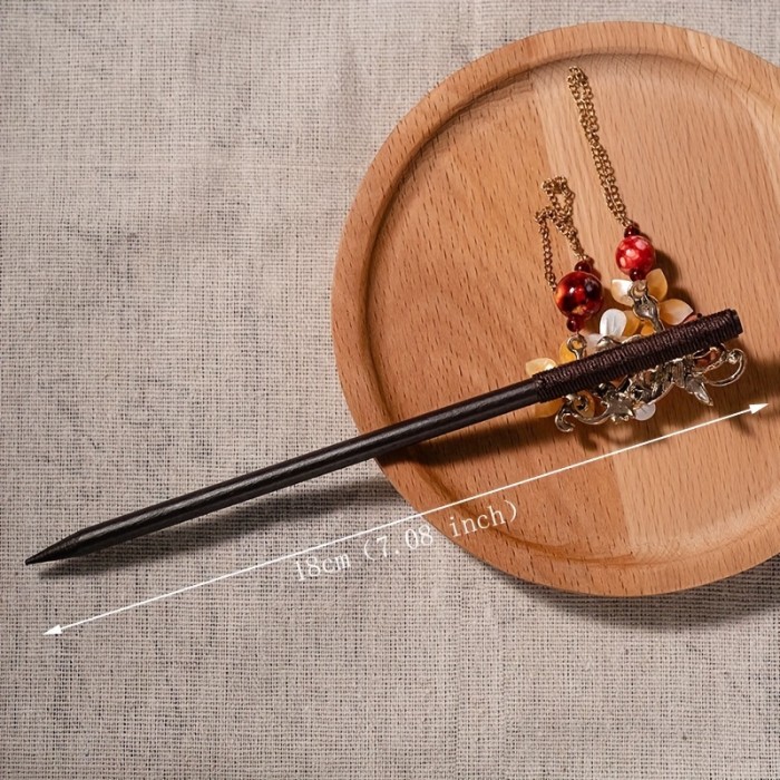 1pc Exquisite Retro Ancient Flower Hairpin - Chinese Style Hair Stick with Pendant, Ponytail Holder, Hair Accessories for Women, Vintage-Inspired Design, Easy to Wear, Perfect for Daily Life or Special Occasions