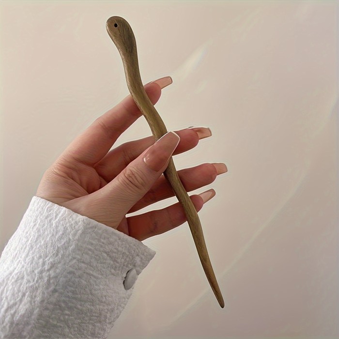 1\u002F4Pcs Classical Chinese Wooden Hairpin Pin