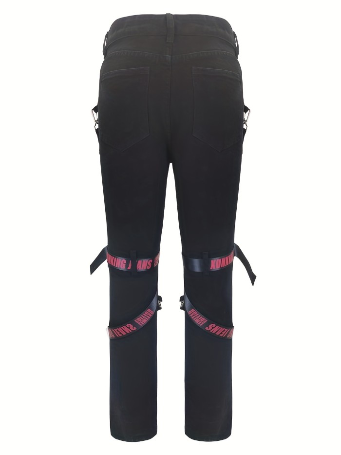 Men's Denim Cargo Pants