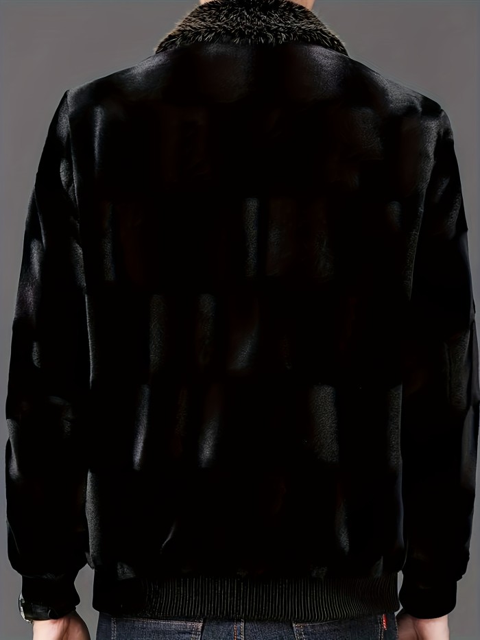 Men's Chic Warm Fleece Jacket For Fall Winter