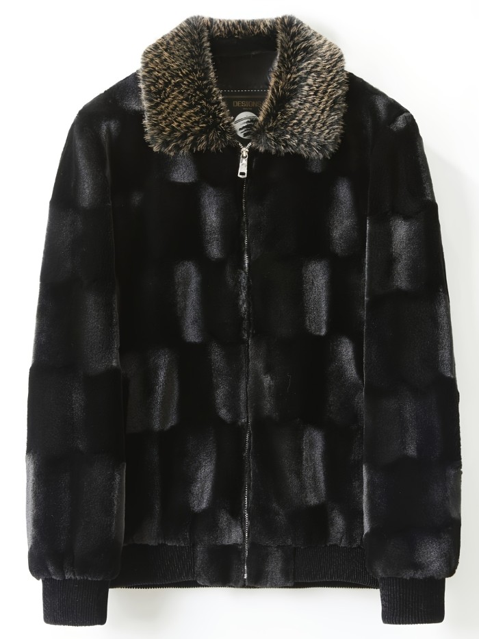 Men's Chic Warm Fleece Jacket For Fall Winter