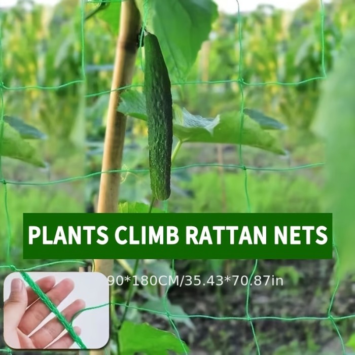 Grow Upright and Strong with Outdoor Heavy-Duty Garden Plant Trellis Netting!