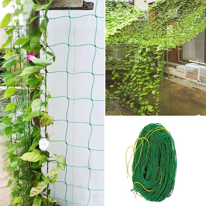 Grow Upright and Strong with Outdoor Heavy-Duty Garden Plant Trellis Netting!