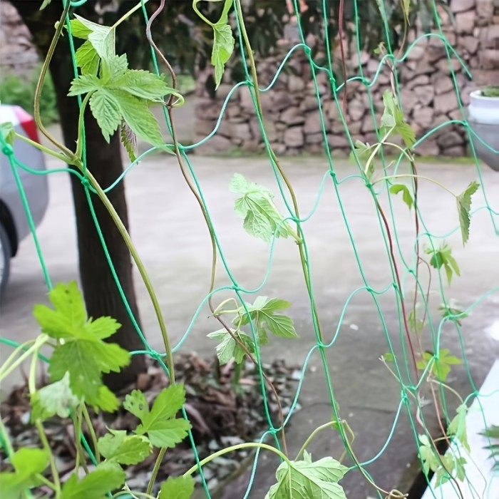 Grow Upright and Strong with Outdoor Heavy-Duty Garden Plant Trellis Netting!
