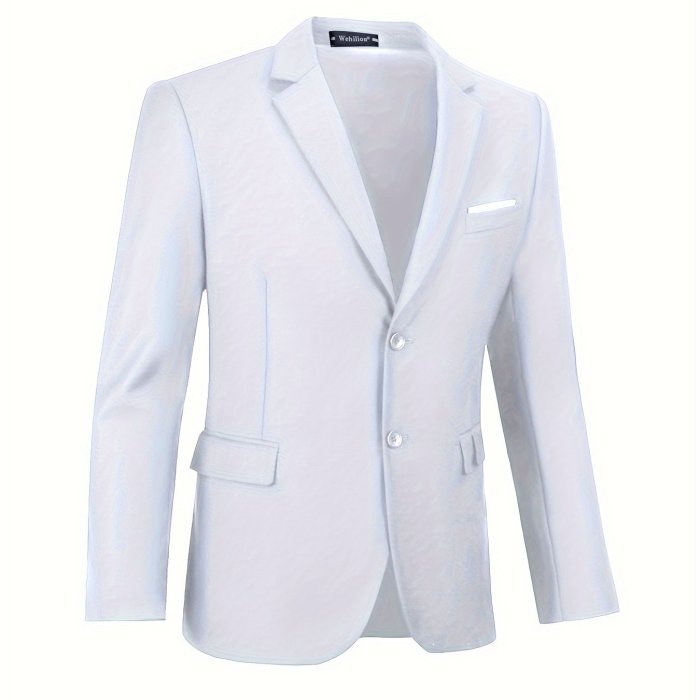 Men's Suit Single Coat, Business Casual Slim-fit Suit Jacket