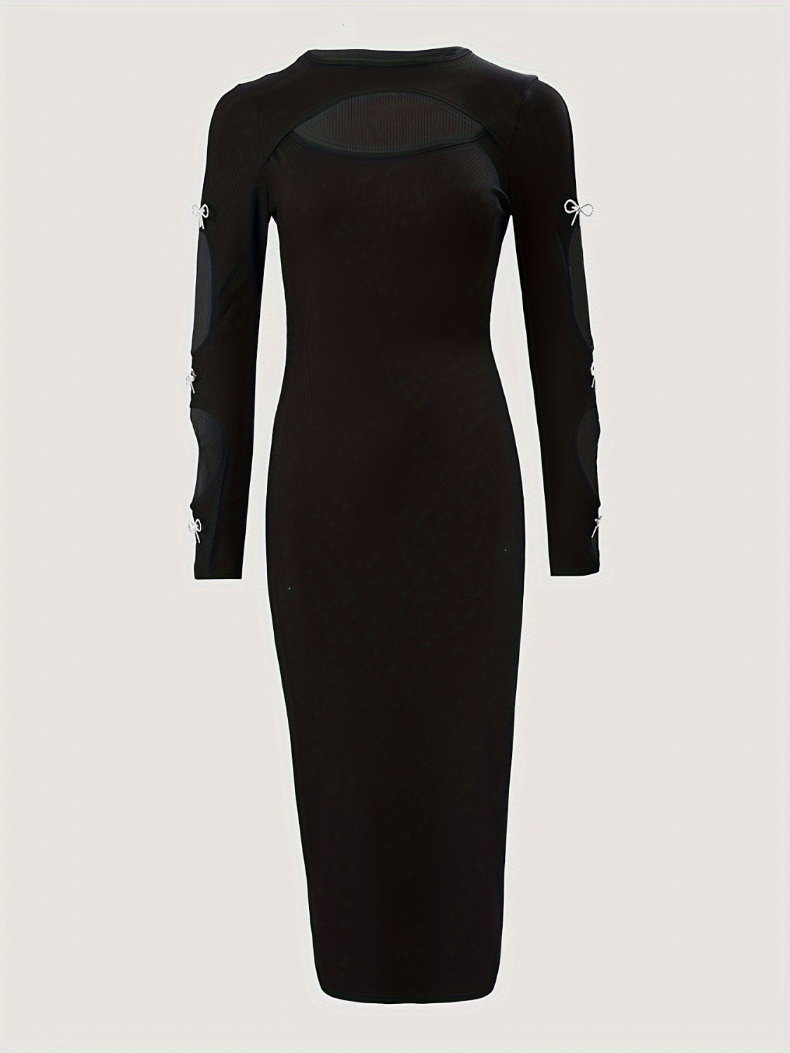 bow front dress Metallic Tricot Big Mini – RK Collections Boutique Cute Black and White Size:L/XL Reds/Pinks