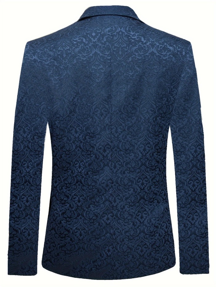 Men's New Jacquard Suit Jacket, A Must-have For Daily Travel
