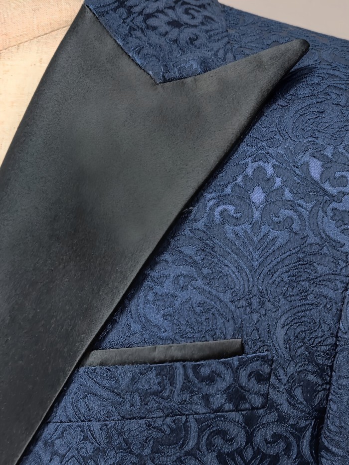Men's New Jacquard Suit Jacket, A Must-have For Daily Travel