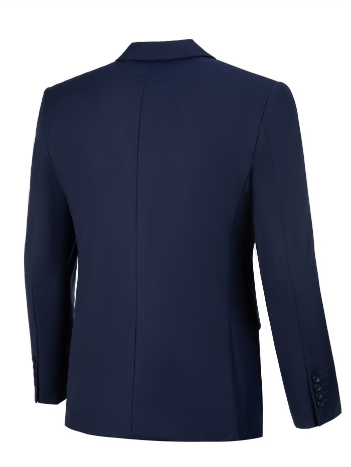 Men's Suit Single Coat, Business Casual Slim-fit Suit Jacket