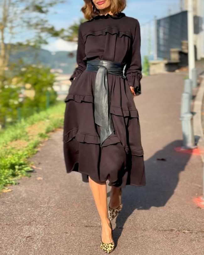 Fashion Temperament Big Pendulum Dress